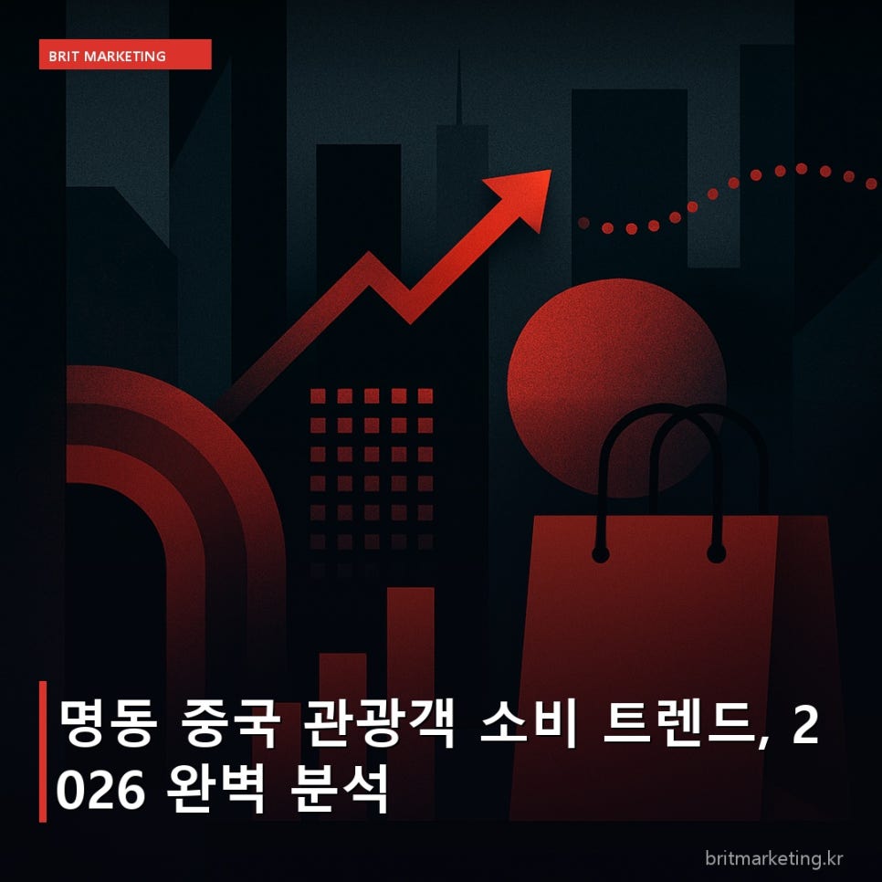 명동 중국 관광객 소비 트렌드, 2026 완벽 분석