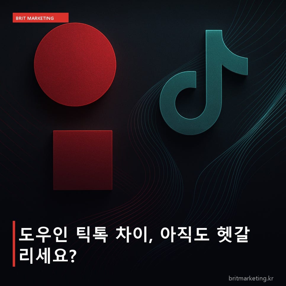 도우인 틱톡 차이, 아직도 헷갈리세요?