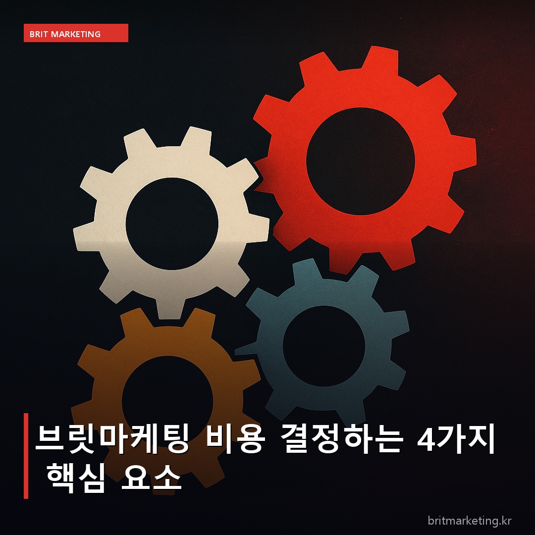 브릿마케팅 비용 결정하는 4가지 핵심 요소