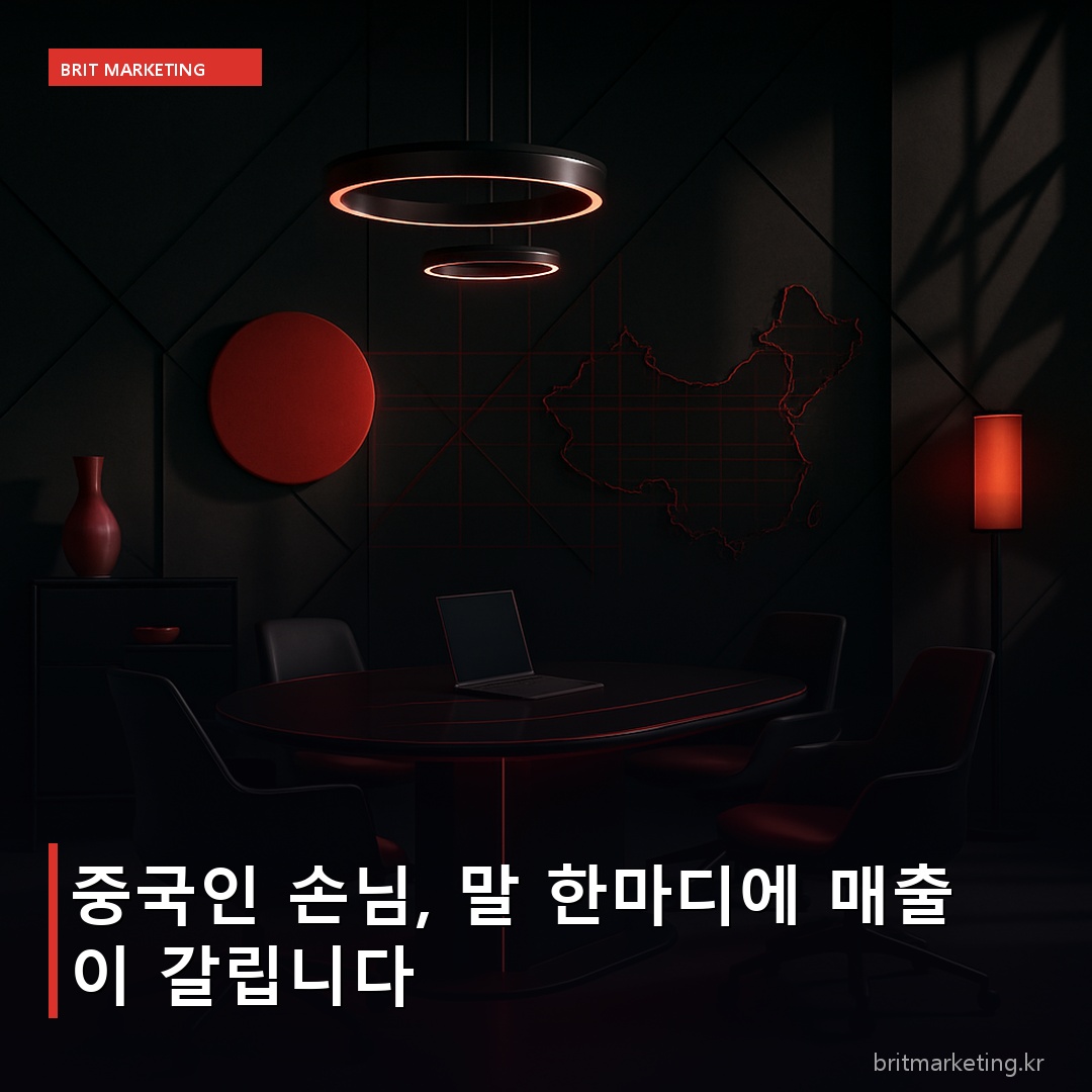 중국인 손님, 말 한마디에 매출이 갈립니다